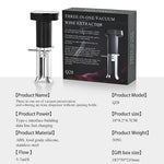 Tuzwa Electric Wine Opener Set with Vacuum Wine Preserver – Automatic Bottle Corkscrew & Wine Preservation Accessories