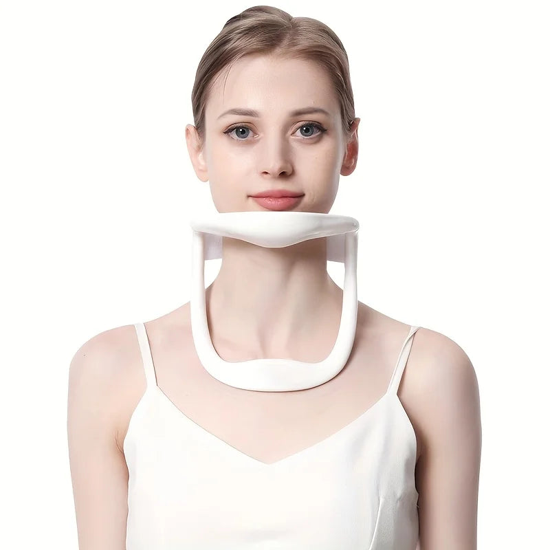 Tuzwa Adjustable Neck Traction Collar – Soft Cervical Support Brace for Neck & Shoulder Comfort, Stretching & Relaxation