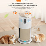Tuzwa Smart WiFi Air Purifier for Pets | True HEPA Air Cleaner with Pet Hair & Odor Removal | Quiet Air Purifier for Large Rooms & Homes