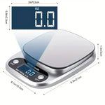 Tuzwa Precision Kitchen Scale | 10kg Digital Food Scale with LCD Display | High-Accuracy Kitchen & Jewelry Scale for Baking, Cooking & Meal Prep