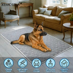 Tuzwa Large Dog Cooling Mat – Breathable Pet Cooling Pad with Anti-Slip Base, Hand Washable Portable Bed Mat for Dogs & Cats