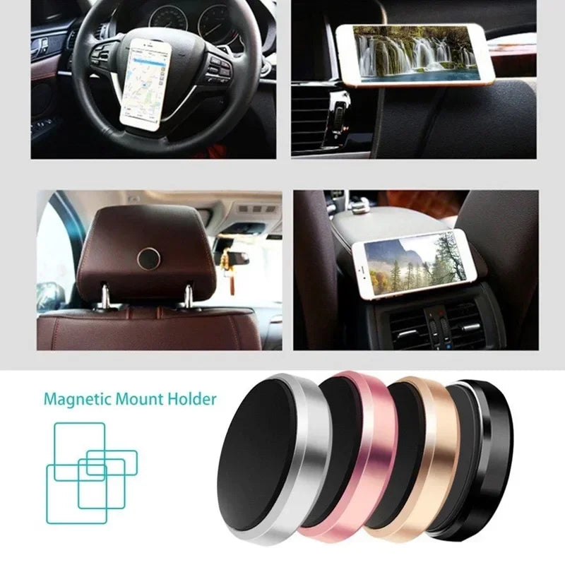 Tuzwa Universal Magnetic Car Phone Mount | Dashboard & Windshield Holder with Powerful Magnetic Grip for iPhone, Samsung, Xiaomi & Android