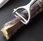 Tuzwa 2-in-1 Stainless Steel Vegetable Peeler & potato peeler | Ergonomic Multi-Purpose Kitchen Tool for Peeling, Grating & Food Preparation