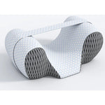Tuzwa Cervical Pillow for Side Sleepers – Ergonomic Memory Foam Neck Support Pillow with Breathable Polyester Spandex Cover