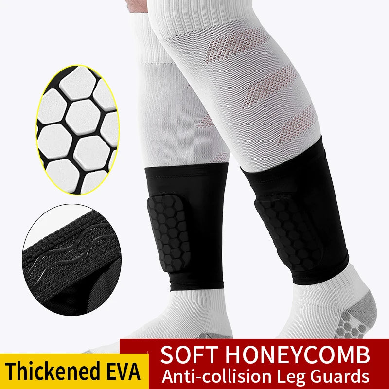 Tuzwa Mini Football Shin Guards – 18cm Lightweight Soft Shell Soccer Shin Pads, Comfortable Elastane & Nylon Leg Protection, Ages 13+