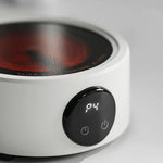 Tuzwa Compact Electric Stove | Mini Coffee Maker Hot Plate with Ceramic Cooktop for Moka Pot, Turkish Coffee & Camping