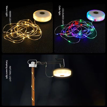 Retractable LED String Lights for Camping, Outdoor Tent Lights – image 11
