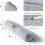 Tuzwa Memory Foam Cervical Pillow – Contoured Ergonomic Neck Support Pillow for Side & Back Sleepers