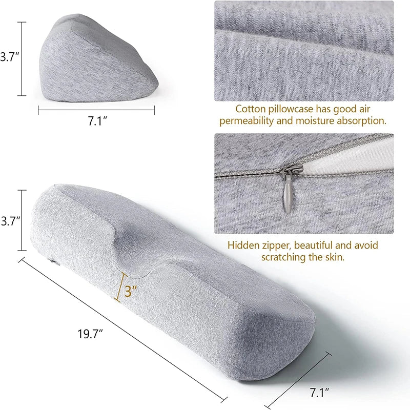 Tuzwa Memory Foam Cervical Pillow – Contoured Ergonomic Neck Support Pillow for Side & Back Sleepers