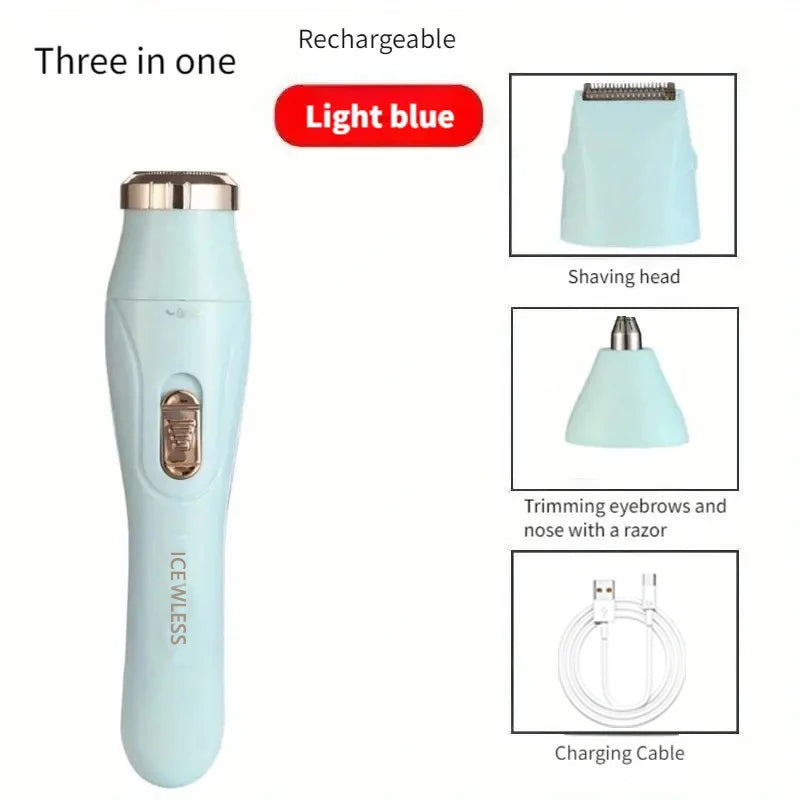 Tuzwa Electric Shaver for Women – USB Rechargeable Cordless Hair Removal Device with Adjustable Settings for Quick Personal Grooming