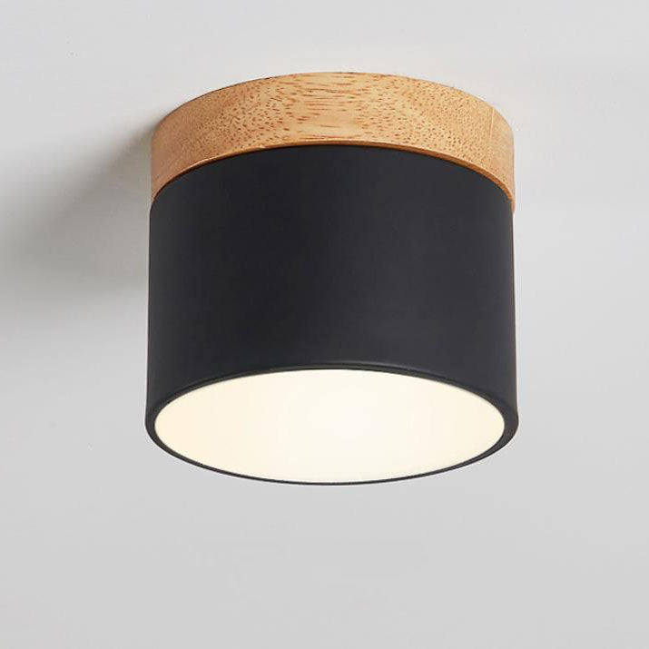 Scandinavian Macaron LED Ceiling Light with 3-Color Switchable Feature | Compact Design for Ambient Illumination 0