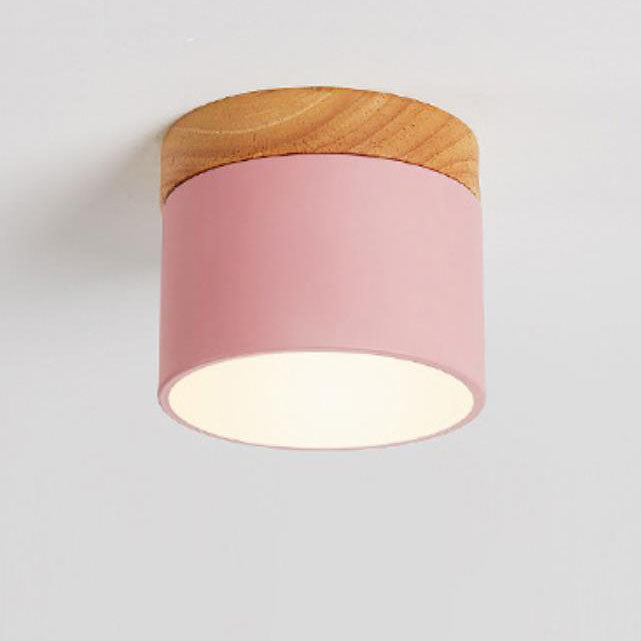 Scandinavian Macaron LED Ceiling Light with 3-Color Switchable Feature | Compact Design for Ambient Illumination 14