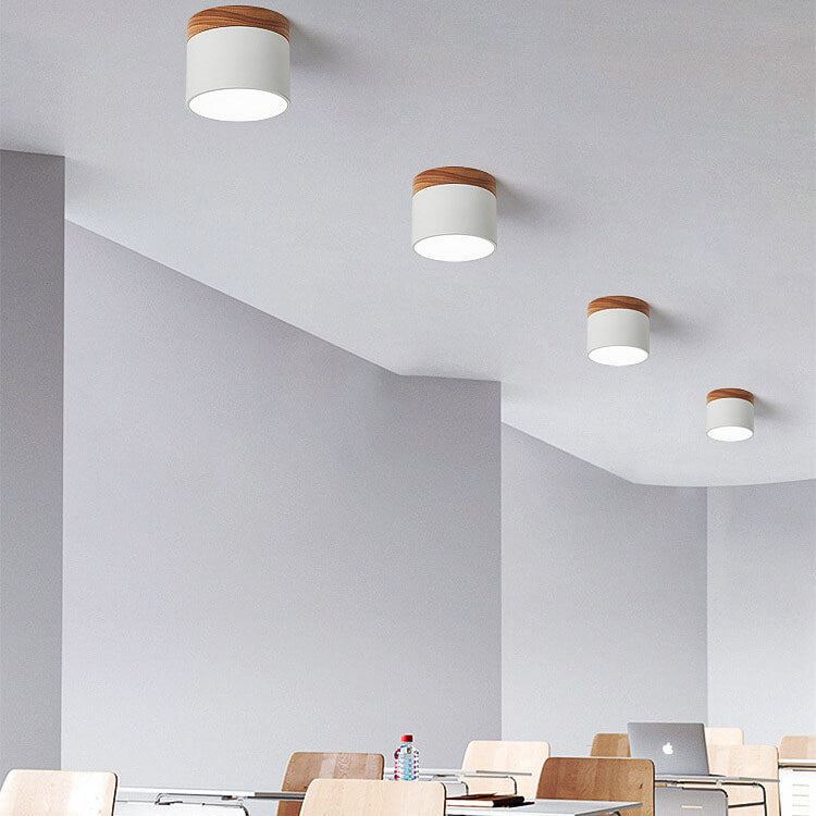 Scandinavian Macaron LED Ceiling Light with 3-Color Switchable Feature | Compact Design for Ambient Illumination 5