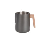 Scandinavian Milk Pitcher with Wooden Handle | Stainless Steel Design for Perfect Frothing 6