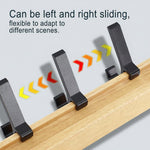 Scandinavian Wall Coat Rack with Adjustable Hooks | Stylish Organizer for Entryway Storage 4