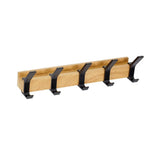 Scandinavian Wall Mounted Coat Rack with Movable Hooks | Stylish Organizer for Coats and Bags 3