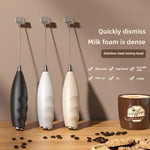 Tuzwa Wireless Electric Milk Frother | Rechargeable Handheld Milk Frother & Foam Maker for Coffee, Lattes, Cappuccinos, Matcha & Baking