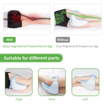 Tuzwa Memory Foam Leg Pillow – Ergonomic Heart-Shaped Knee & Leg Support Pillow for Side Sleepers, Joint Comfort & Alignment
