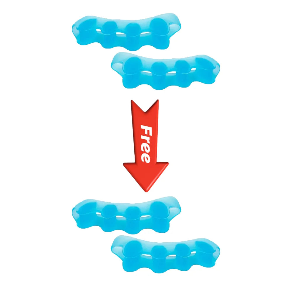 Tuzwa Soft Silicone Toe Separators – Cushioned Toe Spacers for Gentle Separation, Friction Reduction & Everyday Foot Comfort