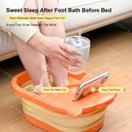 Tuzwa Automatic Heated Foot Spa Bath with Constant Temperature – Portable Electric Foot Soaking Tub for Home Comfort & Relaxation