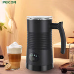 Tuzwa 4-in-1 Electric Milk Frother – Automatic Hot & Cold Milk Foamer for Latte, Cappuccino, Coffee & Milk Drinks