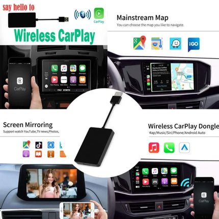 Wireless CarPlay Adapter for Wired CarPlay, Wireless Android Auto Adapter with Bluetooth and WiFi – image 4