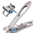 Nail Clippers for Thick Nails, Wide Jaw Toenail Clippers for Ingrown Toenails, Large and Small Toe Nail Clippers Set