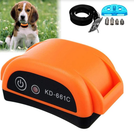 Electric Dog Fence with Waterproof Rechargeable Shock Collar, Vibration and 5 Level Static Correction Training System