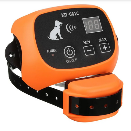 Electric Dog Fence with Waterproof Rechargeable Shock Collar, Vibration and 5 Level Static Correction Training System