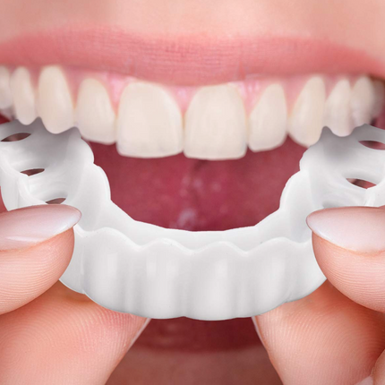 Adjustable Snap On Dentures, Snap On Teeth Veneers, Cosmetic Teeth Cover for Missing and Crooked Teeth