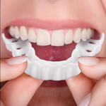 Tuzwa Removable Snap-On Teeth Cover – Reusable Polypropylene Cosmetic Dental Cover with Flexible No-Adhesive Fit