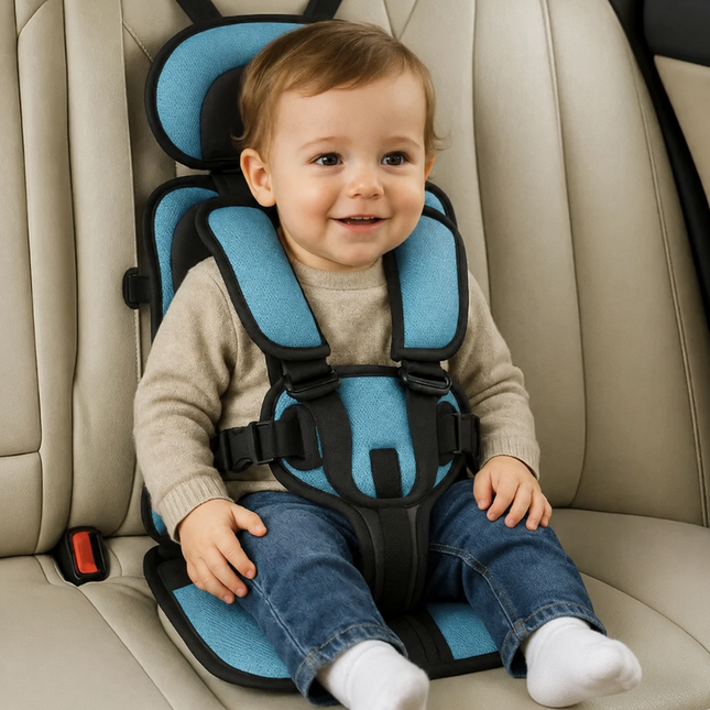 Car Seat for Travel, Portable Booster Seat with 5 Point Harness – image 18