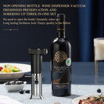 Tuzwa Electric Wine Opener Set with Vacuum Wine Preserver – Automatic Bottle Corkscrew & Wine Preservation Accessories