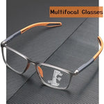 Tuzwa Multifocal Blue Light Reading Glasses for Men & Women – Lightweight Square Computer Readers for Reading & Screen Use