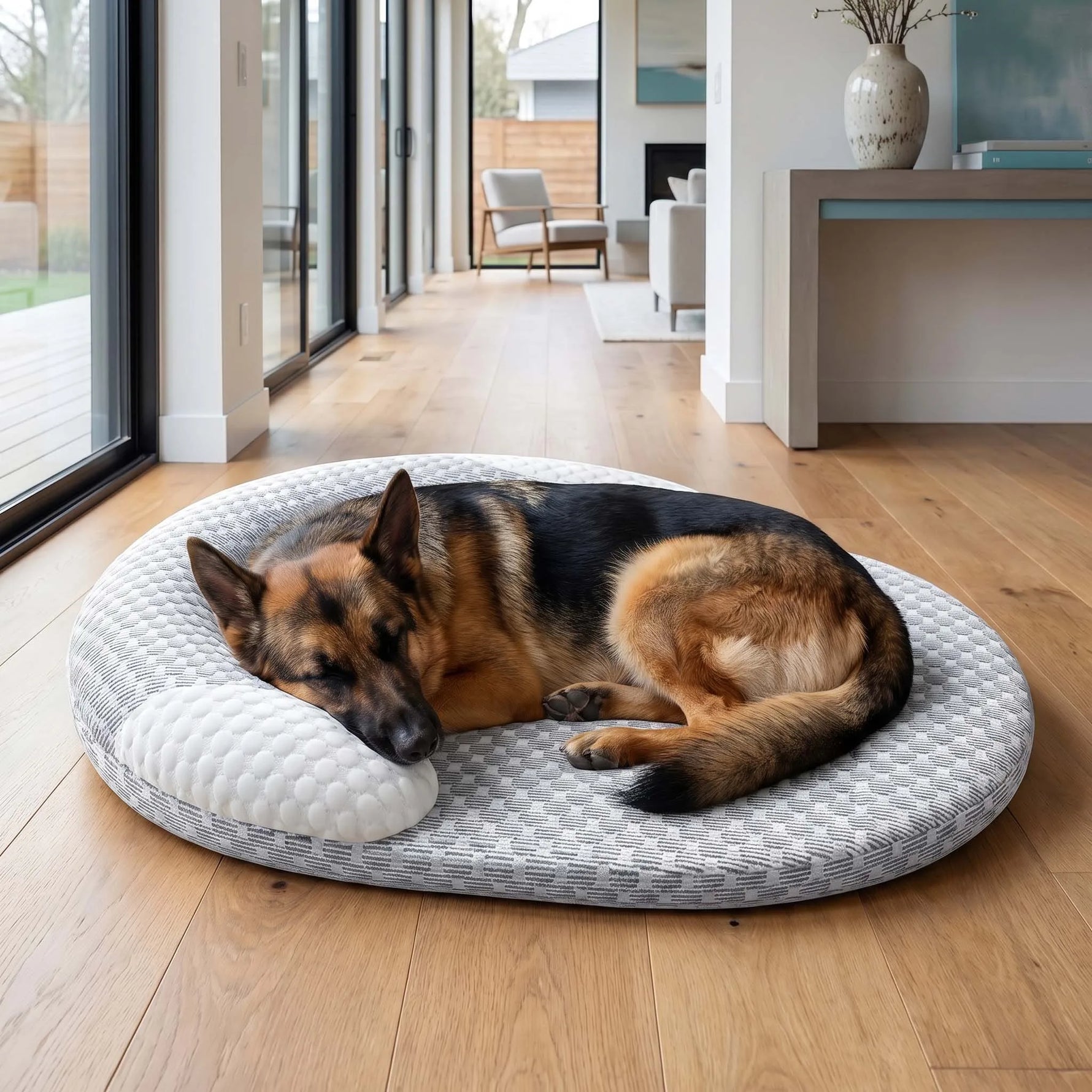 Tuzwa Dog Cooling Bed – Breathable Polyester Cooling Mat for Dogs, Machine Washable Lightweight Pet Bed for Small, Medium & Large Pets