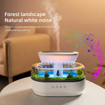 Tuzwa Ultrasonic Humidifier & Essential Oil Diffuser with Colorful LED Lights – Quiet Aromatherapy Mist Humidifier for Bedroom & Home