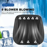 Tuzwa Car Cooling Seat Cushion with 5 Adjustable Fans – USB-Powered Ventilated Car Seat Pad for Summer Driving Comfort