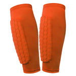 Tuzwa Lightweight Soccer Shin Guards with Honeycomb Padding – Breathable Adjustable Football Shin Pads for Calf & Leg Protection