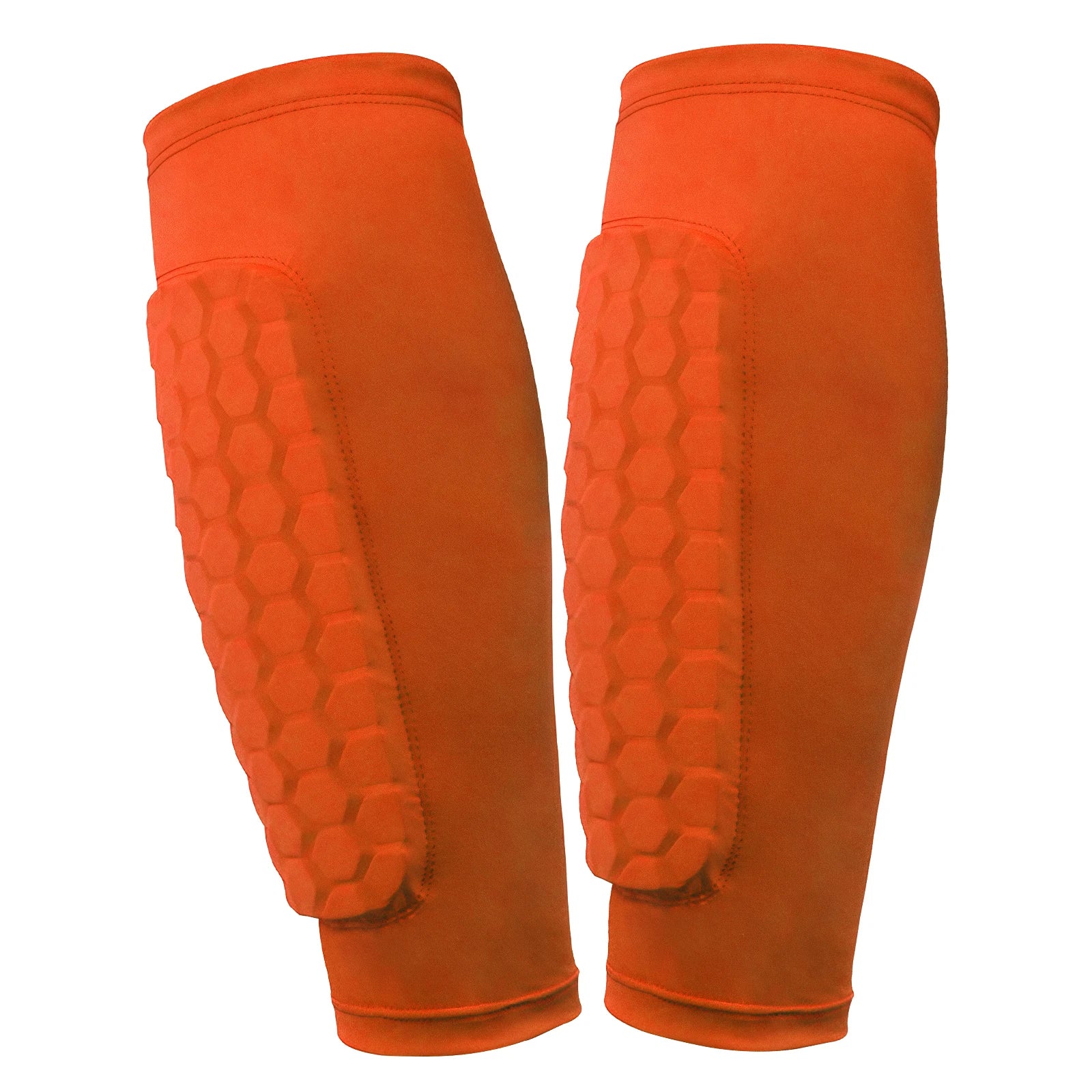 Tuzwa Lightweight Soccer Shin Guards with Honeycomb Padding – Breathable Adjustable Football Shin Pads for Calf & Leg Protection