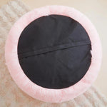 Tuzwa Pink Faux Fur Bean Bag Chair Cover – Soft Plush Beanbag Cover for Kids, Teens, Bedroom, Playroom & Cozy Room Decor