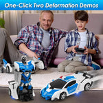 Tuzwa Transforming RC Car – 2-in-1 Remote Control Sports Car with Transforming Design, Electric Operation & Ready-to-Go Play