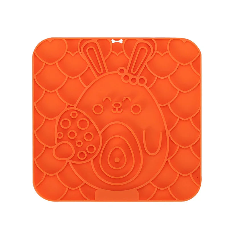 Tuzwa Lick Mat for Dogs – Slow Feeder Dog Licking Mat with Suction Base, Interactive Enrichment & Training Tool for All Breeds