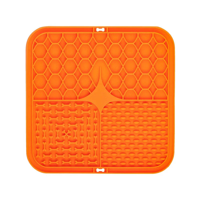 Tuzwa Lick Mat for Dogs – Slow Feeder Dog Licking Mat with Suction Base, Interactive Enrichment & Training Tool for All Breeds