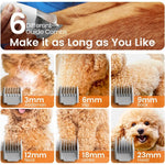 Tuzwa Professional Pet Grooming Vacuum Kit | Dog & Cat Grooming Vacuum with 7 Grooming Tools, 1.5L Dust Cup & Low Noise | Powerful Pet Hair Removal System