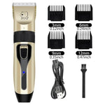 Tuzwa Dog Hair Clippers – Rechargeable Quiet Cordless Pet Hair Trimmer, Electric Dog Grooming Clippers with 3-Hour Charging