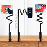 Tuzwa Adjustable Tablet & Phone Stand – 360° Rotating Desk Holder, Portable Mobile Phone & Tablet Holder for Bedside, Desk & Hands-Free Viewing