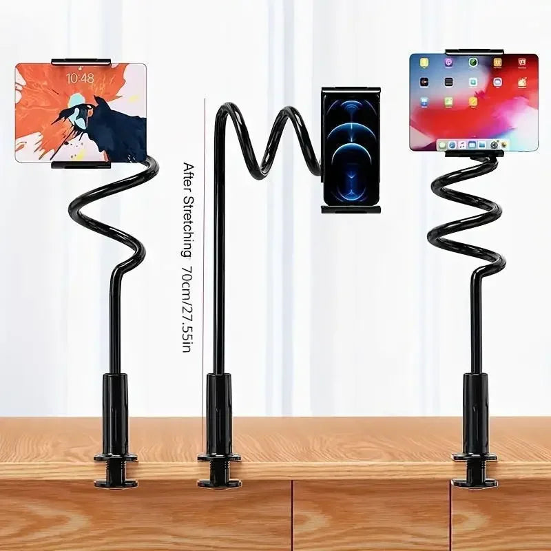 Tuzwa Adjustable Tablet & Phone Stand – 360° Rotating Desk Holder, Portable Mobile Phone & Tablet Holder for Bedside, Desk & Hands-Free Viewing