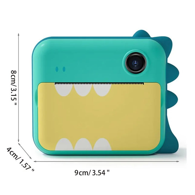 Instant Camera for Kids, Instant Print Camera with Dual Lens