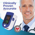 Tuzwa Digital Ear Thermometer – Portable Infrared Temperature Thermometer with Easy-Read Digital Display for Home & Travel