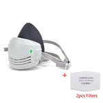 Tuzwa Dual-Layer Cotton Dust Mask with Adjustable Straps – Reusable Half Face Work Mask for Construction, Workshop & Industrial Tasks